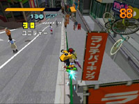 une photo d'Ã©cran de Jet Set Radio sur Sega Dreamcast